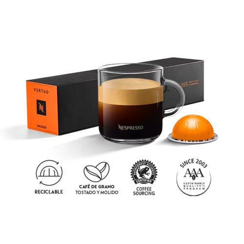 Cápsula Espresso Vertuo Gran Lungo Inizio 10 Un
