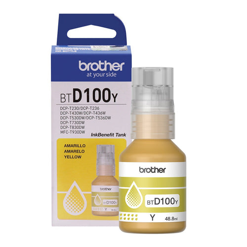 Botella De Tinta Btd100Y Amarillo