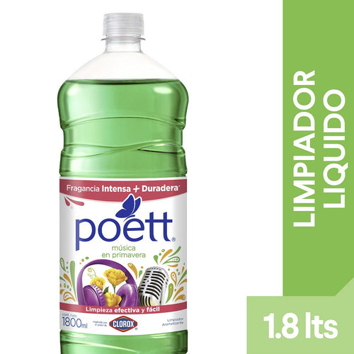 Limpiador Pisos Aroma Música En Primavera  1.8 Lt
