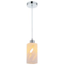 Lampara Colgante New Dallas Acero Blanco
