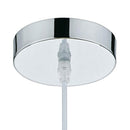 Lampara Colgante New Dallas Acero Blanco