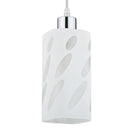 Lampara Colgante New Dallas Acero Blanco