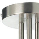 Lampara Techo New Bilbao 3 Luces Acero Gris