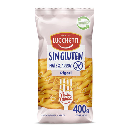 Fideos Rigati  Sin Gluten 400 Gr