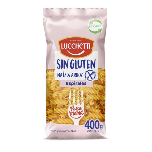 Fideos Espirales Sin Gluten 400 Gr