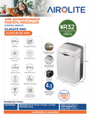 AC PORTATIL AIROLITE CLIMATE PRO 12000