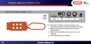 Pinza Bloqueo H770 Dielectrico Rojo