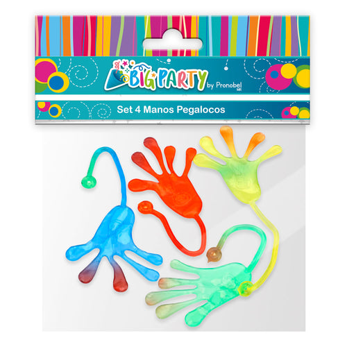 Set Sorpresas 4 Manos Pegalocos
