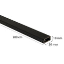 Canaleta Pvc Cafe 20Mm X 10Mm X 2000Mm