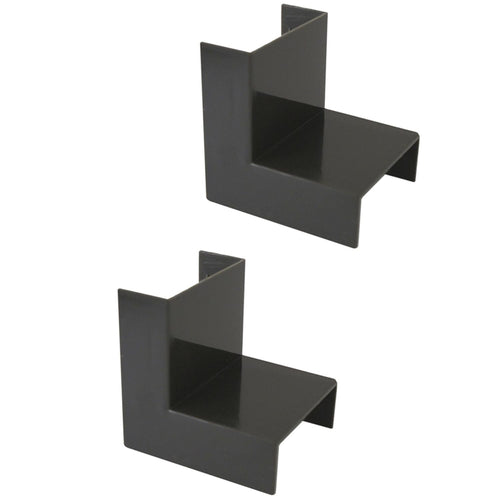 Accesorio Canaleta 20X10 Mm Cafe Angulo Interno, 2 Unidades