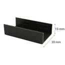 Accesorio Canaleta 20X10 Mm Cafe Union Plana, 2 Unidades