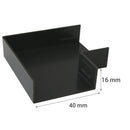 Accesorio Canaleta 40X16 Mmcafe Angulo Plano, 2 Unidades