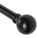 Set De Barra Simple 13/16 Mm Extensible 70-120Cm Bola Negro Envejecido
