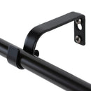 Set De Barra Simple 13/16 Mm Extensible 70-120Cm Bola Negro Envejecido