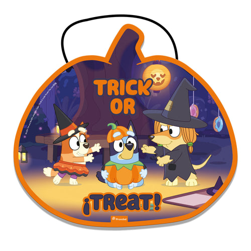 Deco Puerta Trick Or Treat Bluey