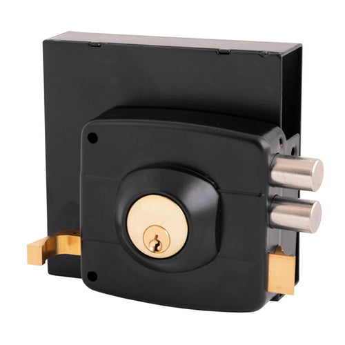 Cerradura Sobreponer Con Caja Negra