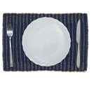 Individual Rectangular 30X47 Cm Azul
