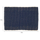 Individual Rectangular 30X47 Cm Azul