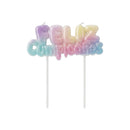 Vela Feliz Cumpleaños Multicolor Nobel Gift