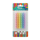 Vela Espiral 8 Cm 6 Unidades Nobel Gift