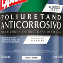 Anticorrosivo Techos Y Estructuras Metalicas Lata 1 Galon(Es) Mate Verde