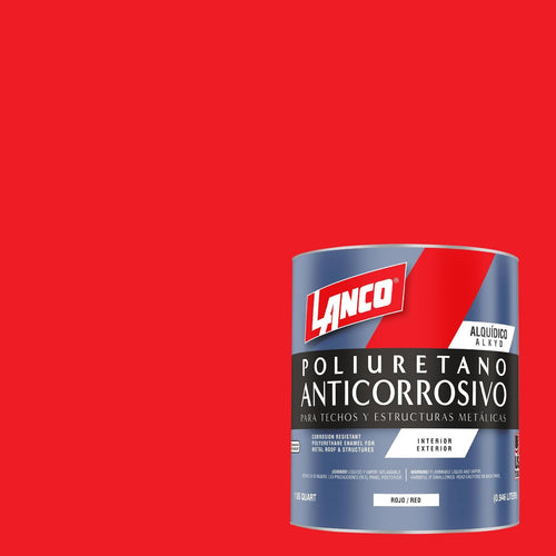 Anticorrosivo Techos Y Estructuras Metalicas Tarro 0.25 Galon(Es) Mate Rojo