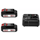Kit 2 Baterias 2 Ah 20V + Cargardor Simple - Generacion Brushless