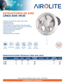 EXTRACTOR KDK 15 WUD REDONDO BLANCO
