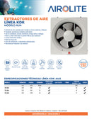 EXTRACTOR KDK 20 AUA CUADRADO CELOSIA