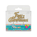 Vela Feliz Cumpleaños Dorado Nobel Gift