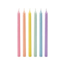Vela Color Pastel 12,5 Cm 12 Unidades Nobel Gift
