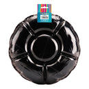 Bandeja Redonda Con Divisiones 31 Cm 3 Unidades Negro Big Party