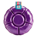 Bandeja Redonda Con Divisiones 31 Cm 3 Unidades Morado Big Party