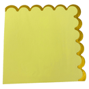 Servilleta Amarillo Pastel 25 X 5 Cm 6 Unidades Big Party