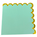 Servilleta Verde Pastel 25 X 25 Cm 6 Unidades Big Party