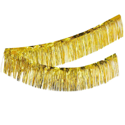 Guirnalda Flecos 300 X 30 Cm Dorada Big Party