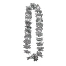 Collar Hawaiano Plateado 4 Unidades Big Party