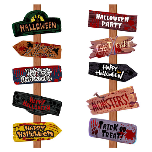 Deco Halloween Letreros Big Party