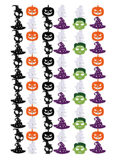 Deco Colgante Halloween 1 Mts Big Party