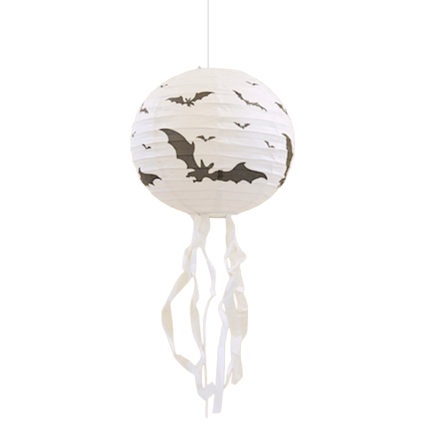Lampara Papel Flecos Murcielago 30 Cm Big Party