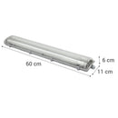 Equipo Led Estanco 2X9W 60 Cm Luz Calida
