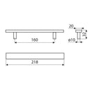 Asa 160Mm Inox Niquel Cepill