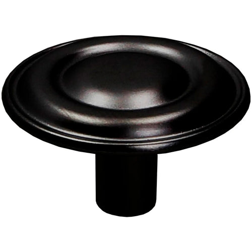 Pomo 33Mm Zamak Negro Mate