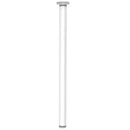 Pata Redonda Aluminio 40X710Mm Blanca
