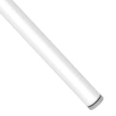 Pata Redonda Aluminio 40X710Mm Blanca