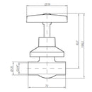Llave Paso Camp Cruz So 1/2"
