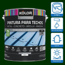 Pintura Para Techos Lata 1 Galon(Es) Verde