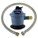 Kit Regulador Gas Baja Presion Flexible 3/ 8"X1/ 2" Doble Seguridad