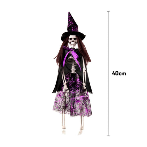 Brujita Morada Colgante 40 Cm Unidad Big Party