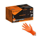 DM 2 GUANTE NITRILO EXTRADIAMOND NARANJO L - CAJA X 100 UN